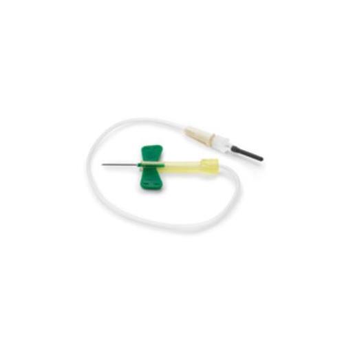 BECTON DICKINSON AND COMPANY BD Vacutainer Safety-Lok 21G 0,8x19mm AP 50 grün, Blutentnahmeset mit Adapter