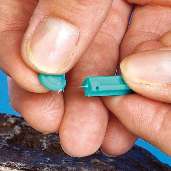 Monoclix Soft-Lanzetten 28G grün AP 200 feine Nadel 0,36mm Einstechtiefe