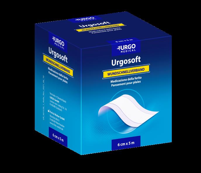 Urgo GmbH Urgosoft 5m x 4cm, weiß, dehnbar WSV für besonders empfindliche Haut