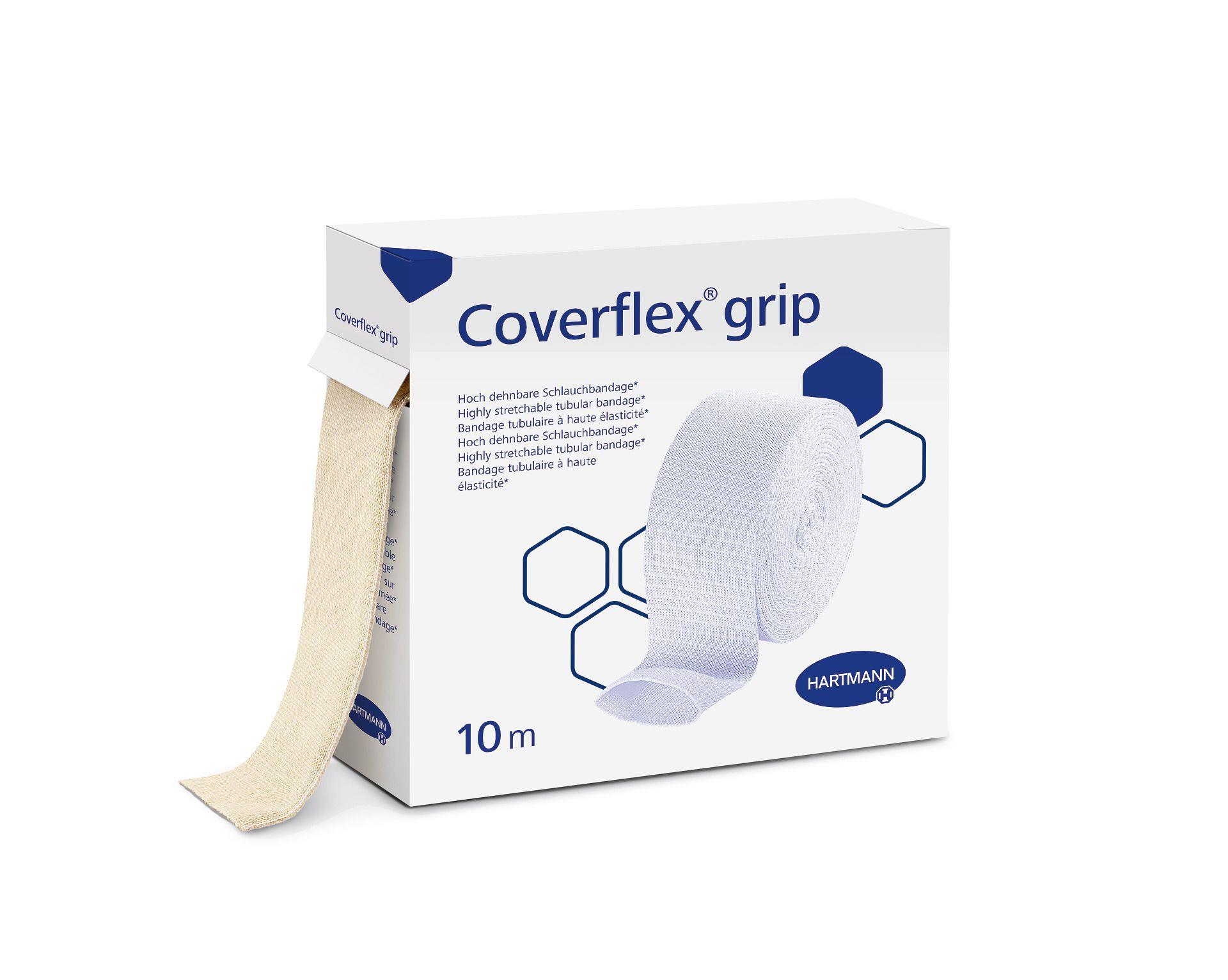 Coverflex grip M 36cmx10m elastische Schlauchbandage weiß