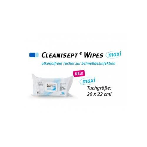 Cleanisept Wipes maxi Flowpack PK 100 Tücher alkoholfrei