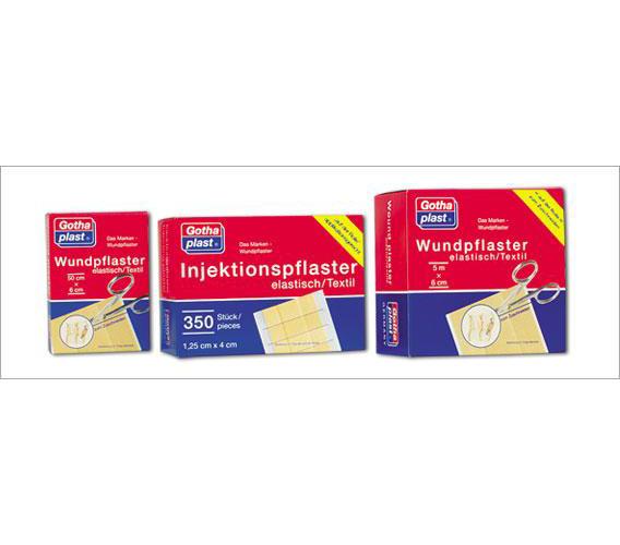 GOTHAPLAST Gothaplast Injektionspflaster 1,25x4cm PK 350 elastisch