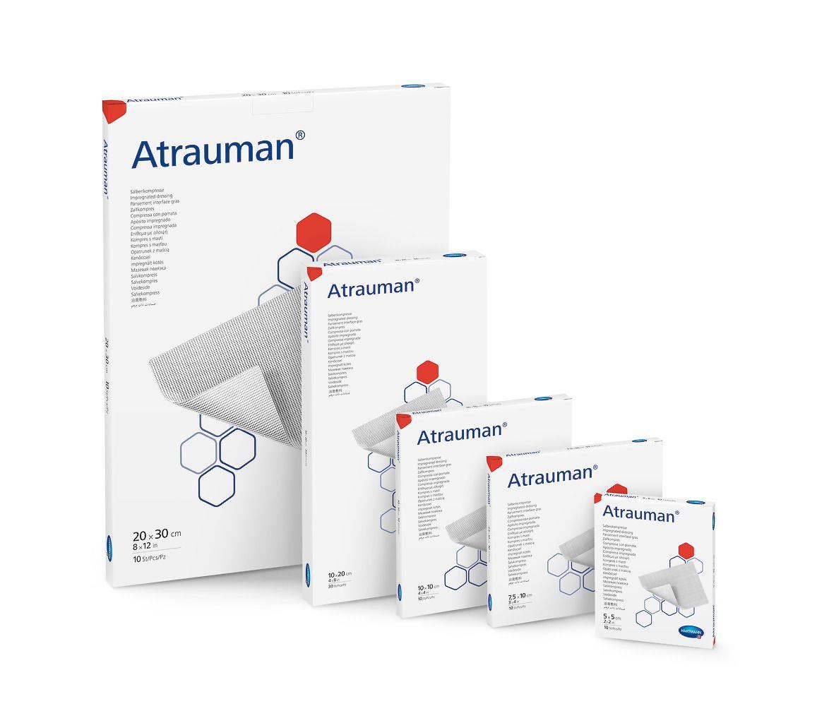 Paul Hartmann AG Atrauman 7,5 x 10cm steril AP 10 wirkstofffreie Salbenkompr.