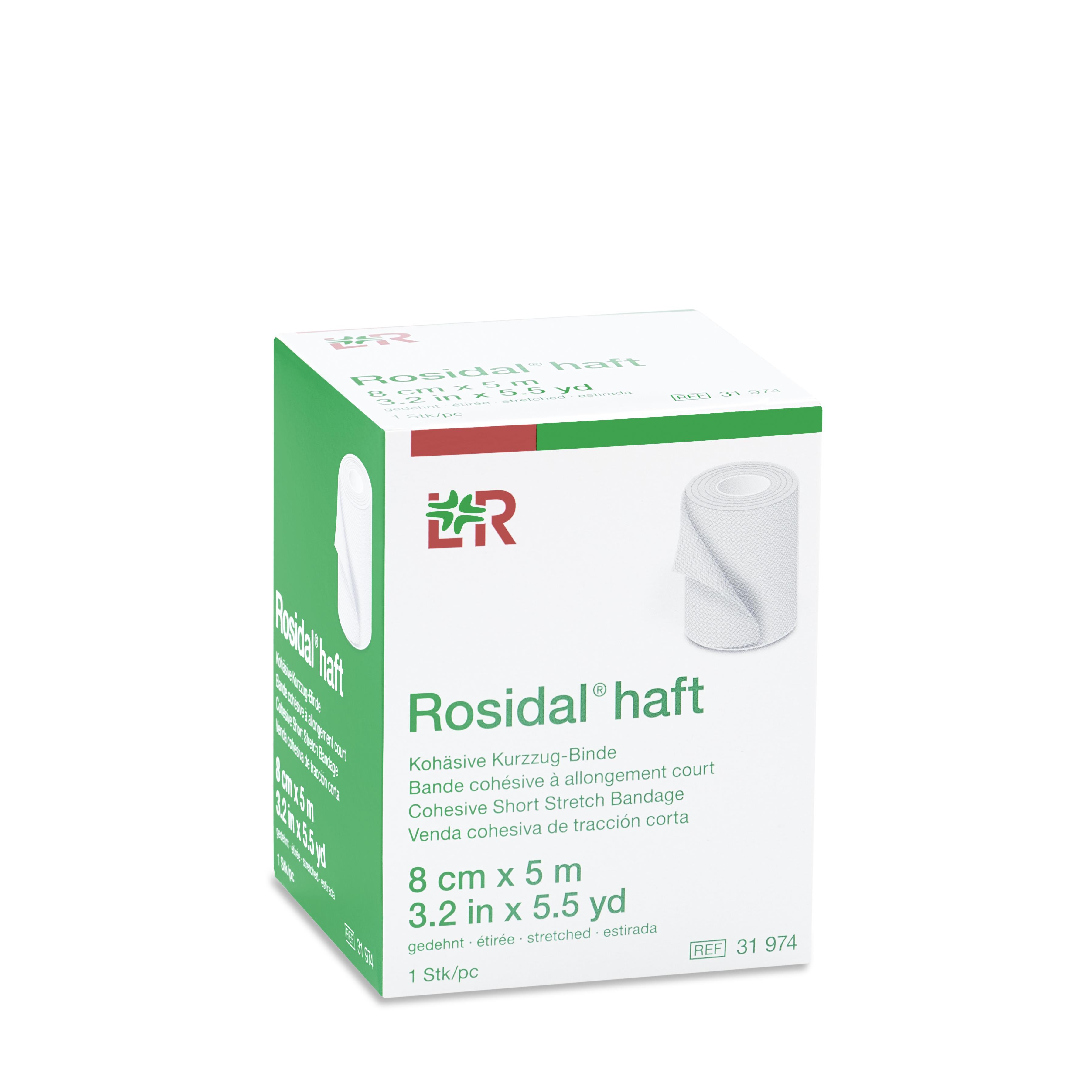 Lohmann & Rauscher International GmbH & Co. KG Rosidal haft Kohäsive Kurzzugbinde 8cm x 5m, einzeln verpackt - Bild 4