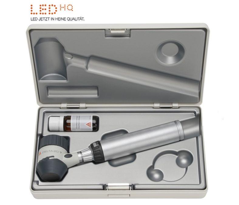 HEINE OPTOTECHNIK Heine Delta 20T Dermatoskopie Set inkl. Kontaktscheibe, auf USB Ladegriff
