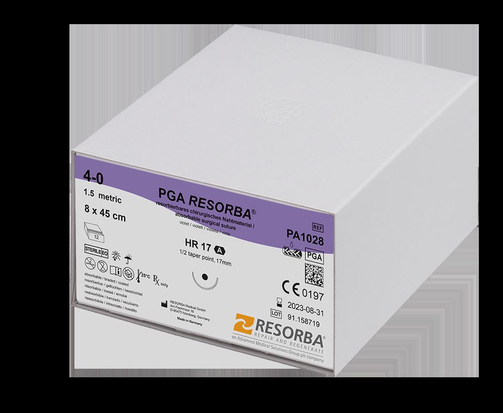 Resorba Medical GmbH PGA Resorba 4/0 violett gef.PA11112 AP 24 HS18 70cm - Bild 2