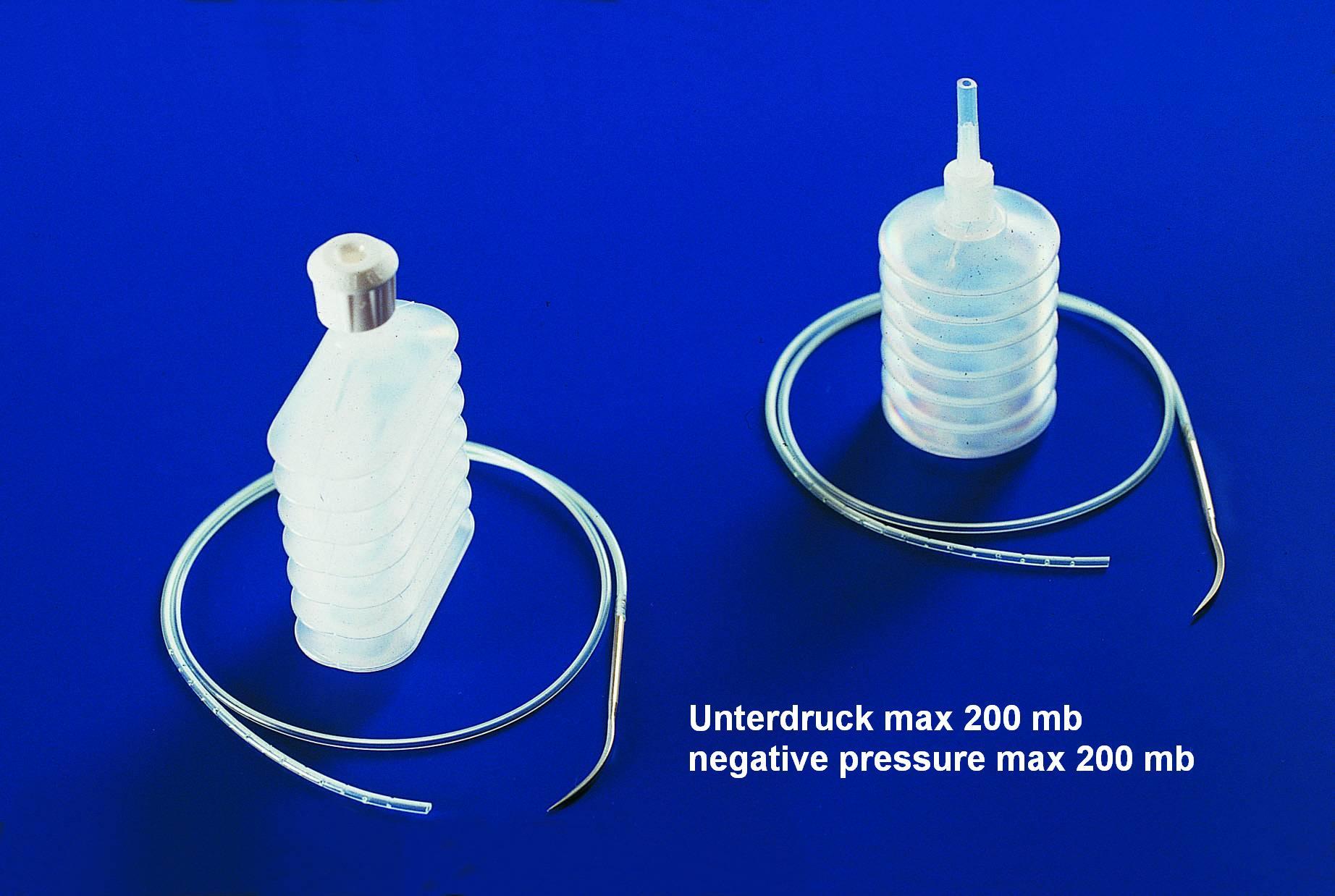 MEDICOPLAST International GmbH Redon-Saugbalg Piccolo CH8 30ml AP 10 komplett m. Drain u. Nadel