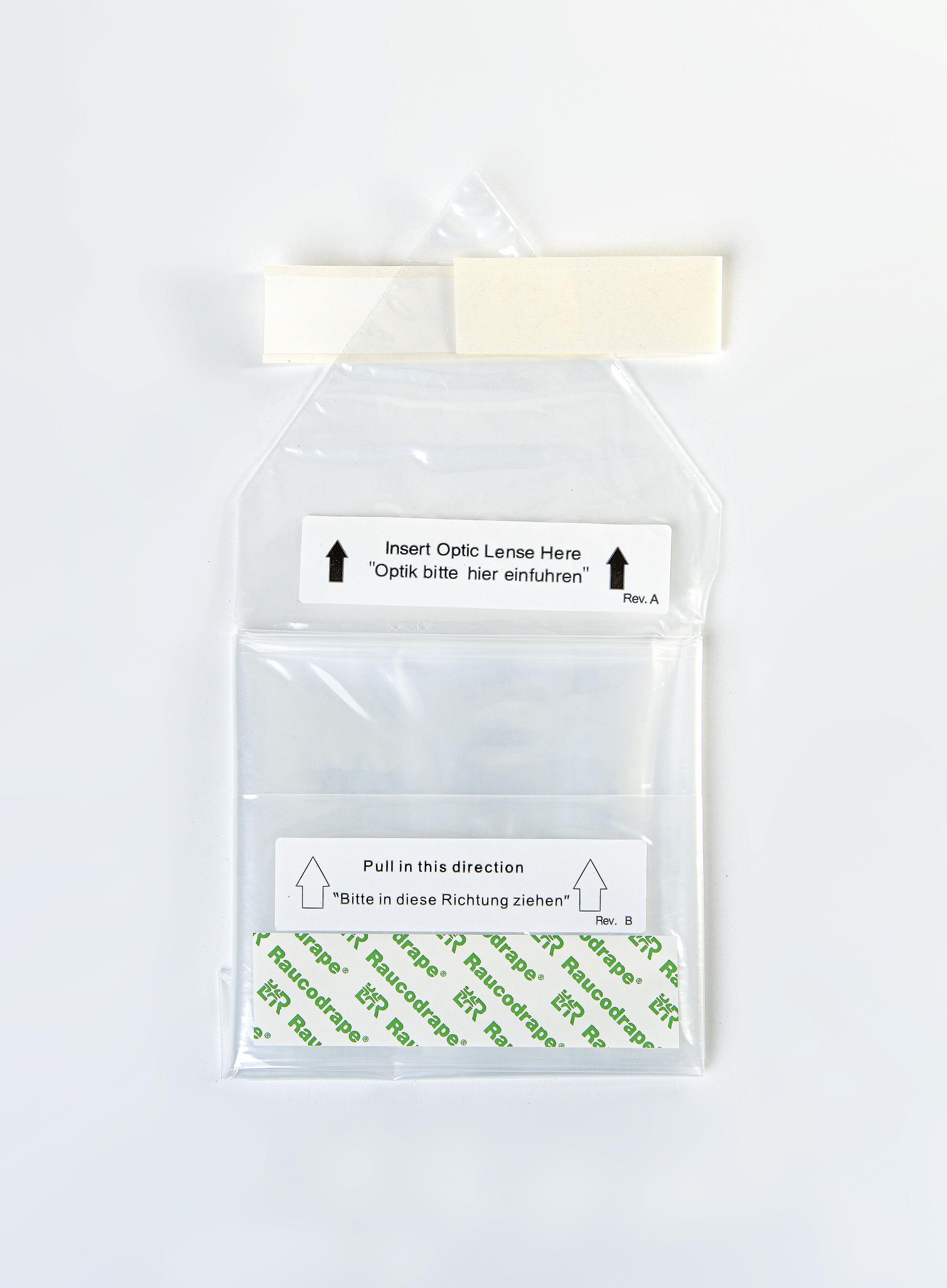 Raucodrape Kamerabezug revers- gefaltet, 13x250cm, steril, 70 Stück