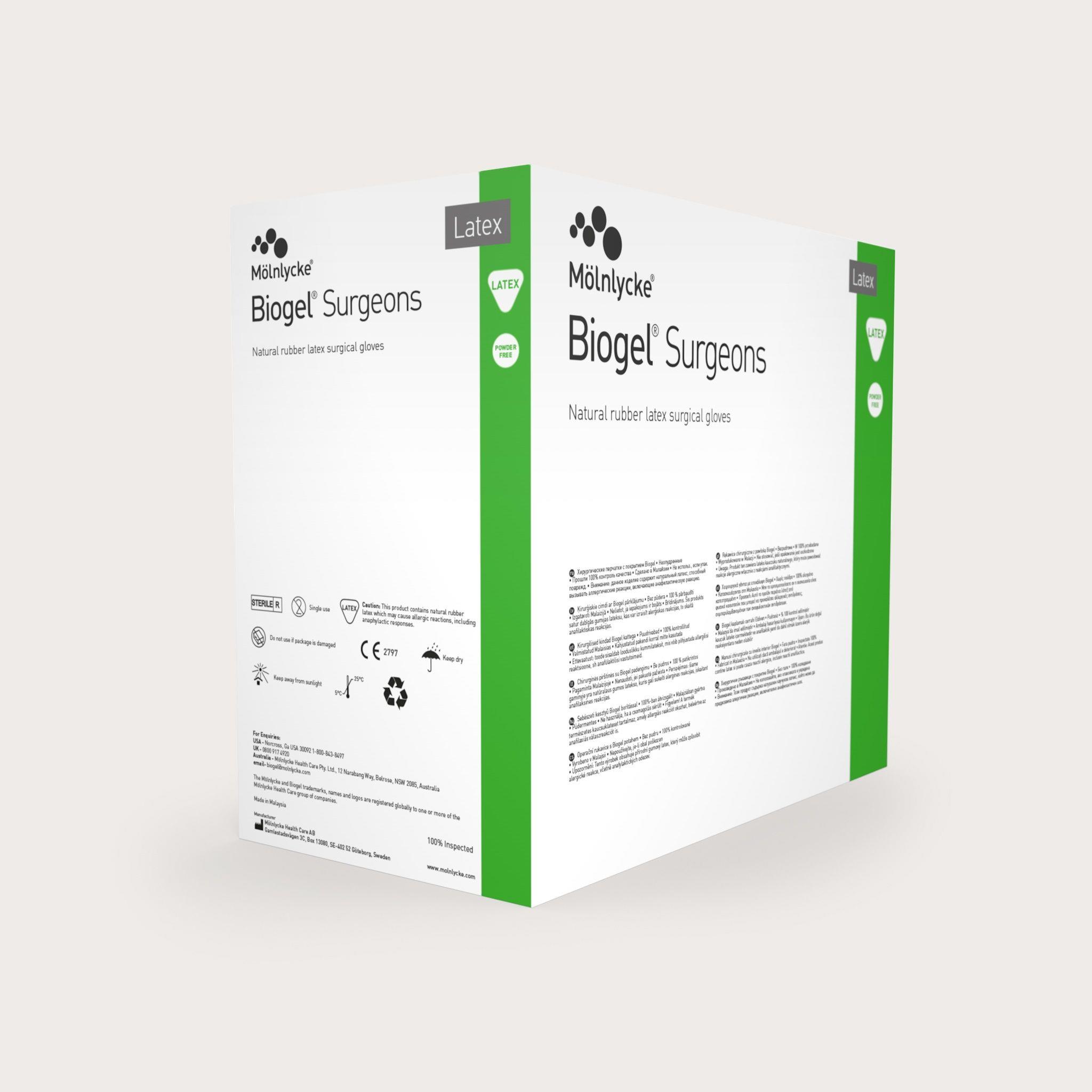 Biogel Surgeons OP-Handschuh Gr.6 PK 50 Latex puderfrei