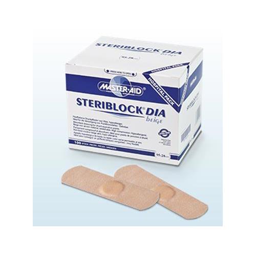 TRUSETAL Steriblock DIA beige 95x28mm AP 100 Wundverband