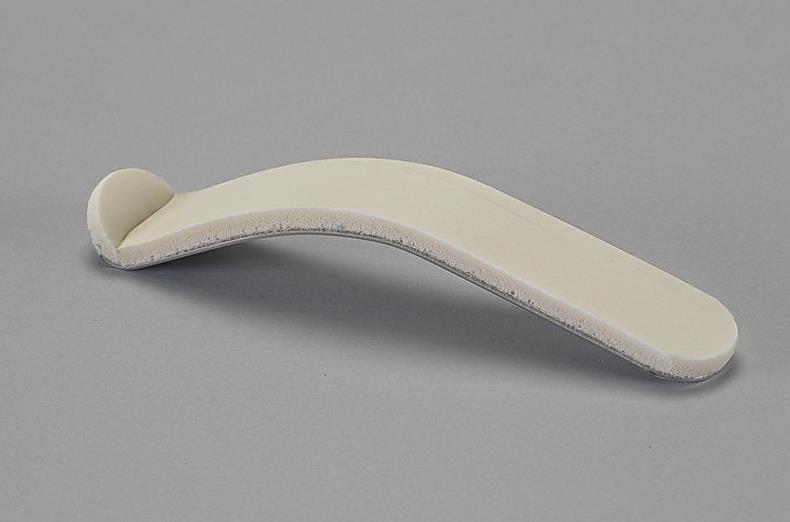 DR.KOCH Fingerschiene gebogen 6,5cm Alu, mit PU-Schaumstoff gepolstert