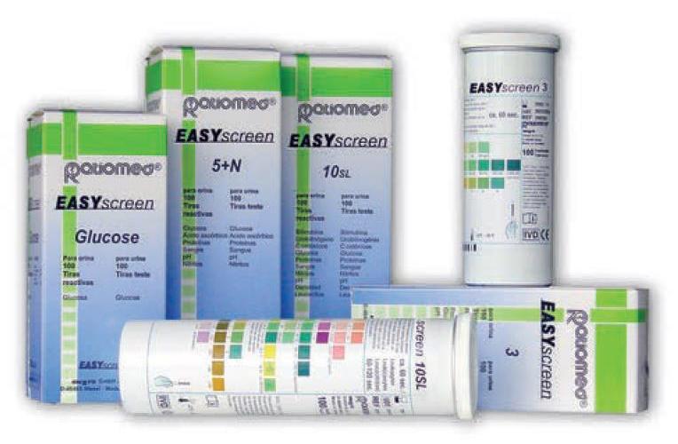 MEGRO Ratiomed Easy Screen 10SL AP 100 Harnteststreifen