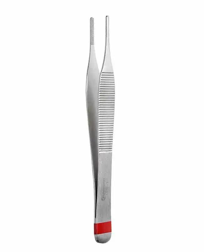 Fuhrmann GmbH Einmal Pinzette Adson 12,0 cm PK 25 steril, anatomisch