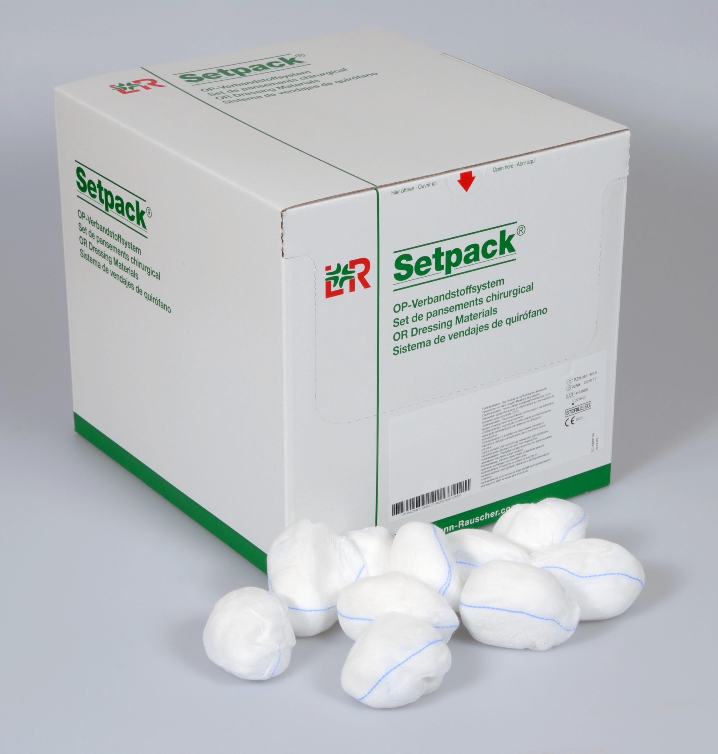 Lohmann & Rauscher International GmbH & Co. KG Setpack Tupfer RK Gr. 3 pflaumengroß, 10 Stk, steril