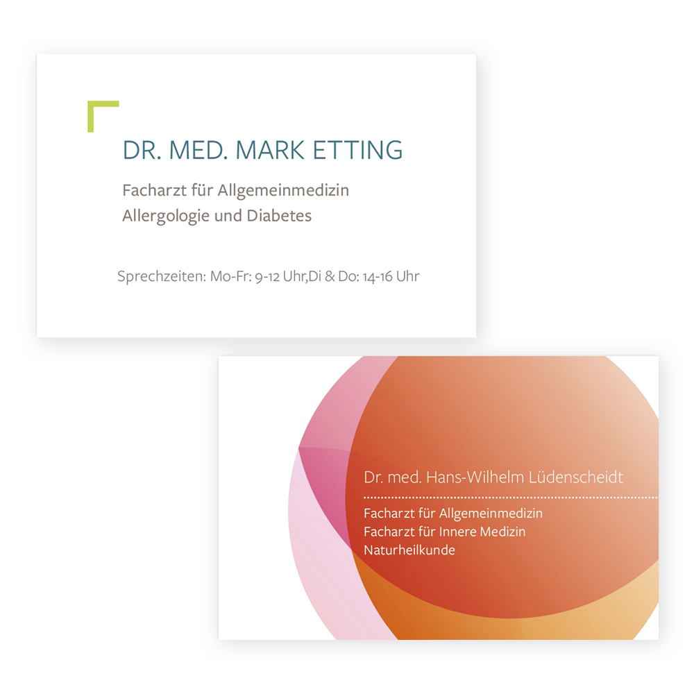 Visitenkarten Design