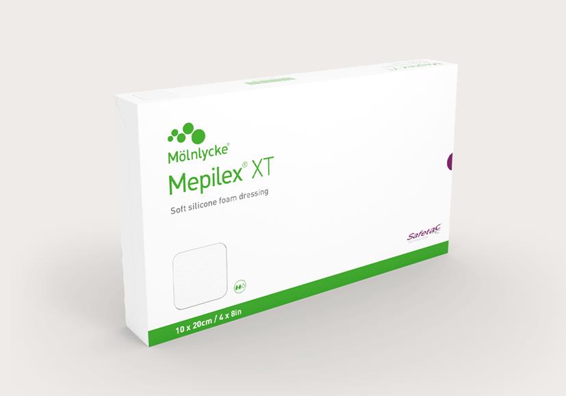 Mölnlycke Health Care AB Mepilex XT steril 10x10cm PK 5 weicher Schaumverband