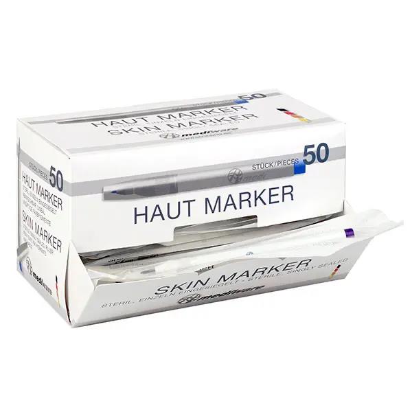 servoprax GmbH Mediware Hautmarkierstifte PK 50 fein, violett, wasserfest