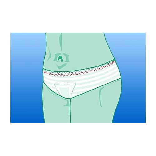 Nobaslip basic Gr. M Netzhöschen AP 50 blau, für kurze Tragezeiten