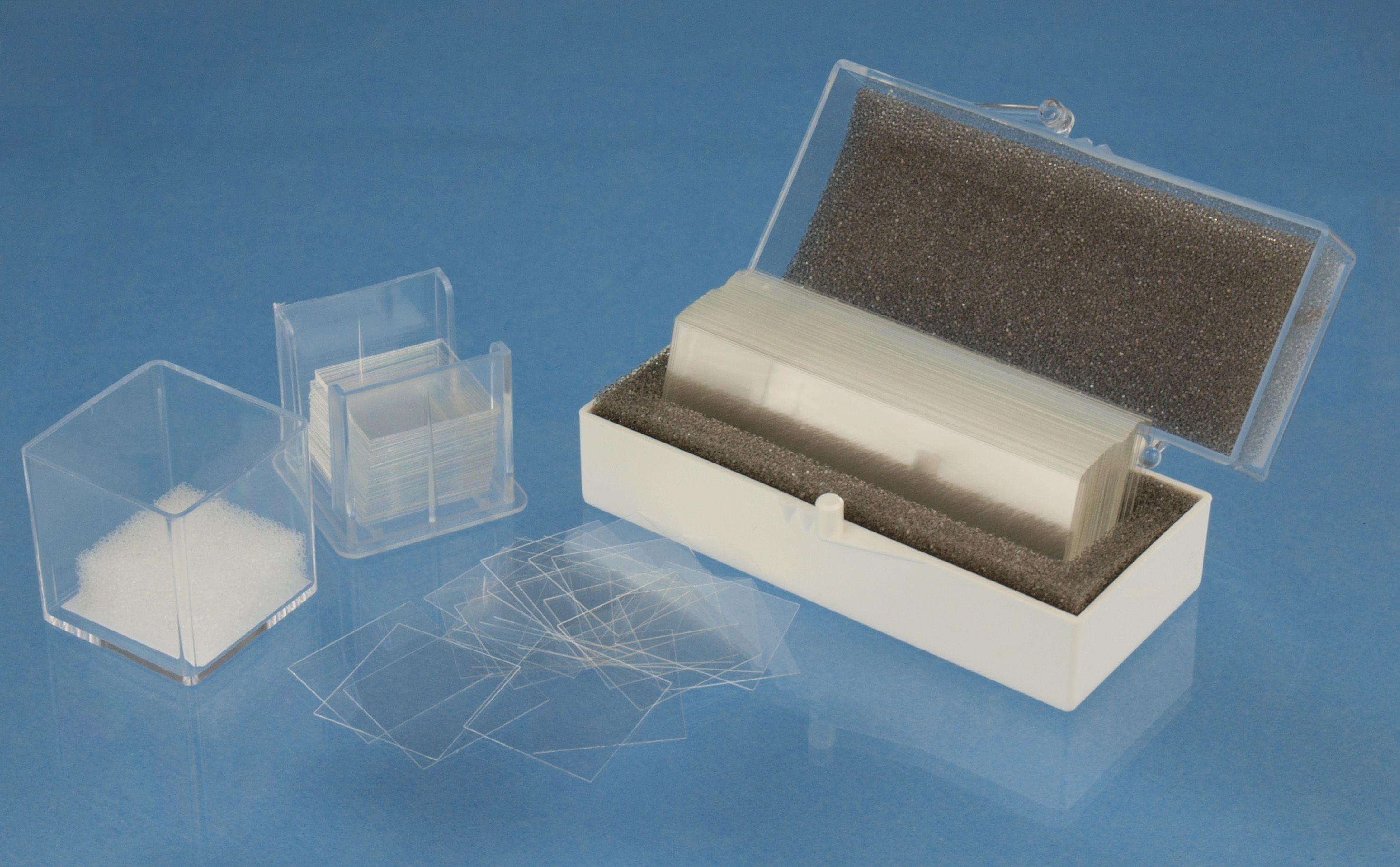 Assistent-Deckgläser f. Mikroskopie AP 100 18x18mm