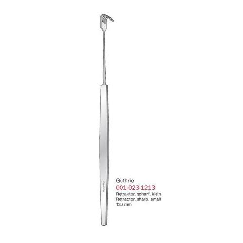 Einmal- Wundhaken Guthrie 13cm PK 25 steril, scharf, klein