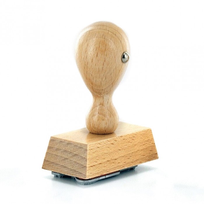 Holzstempel 50x40mm 8 Zeilen