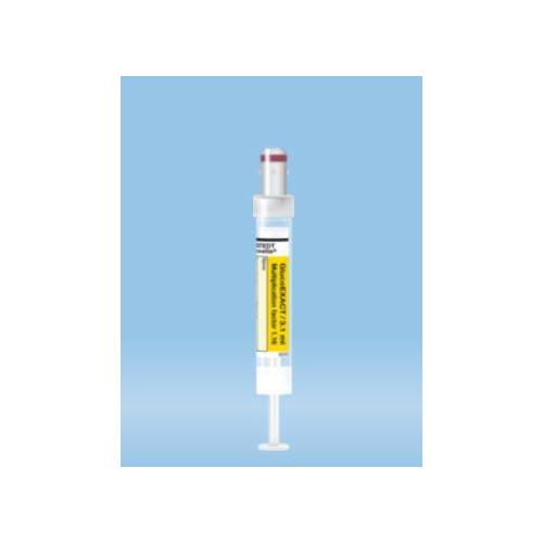 S-Monovette 3,1ml GlucoEXACT m. Etikett PK 50 66x11mm Citrat Fluorid