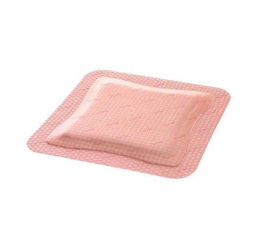 Allevyn Gentle Border 7,5x7,5cm haftend AP 5 PU-Schaum, silikon-Gel Beschicht.