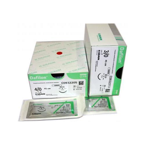 Dafilon 2/0 blau C0935476 AP 36 DS 30 75cm