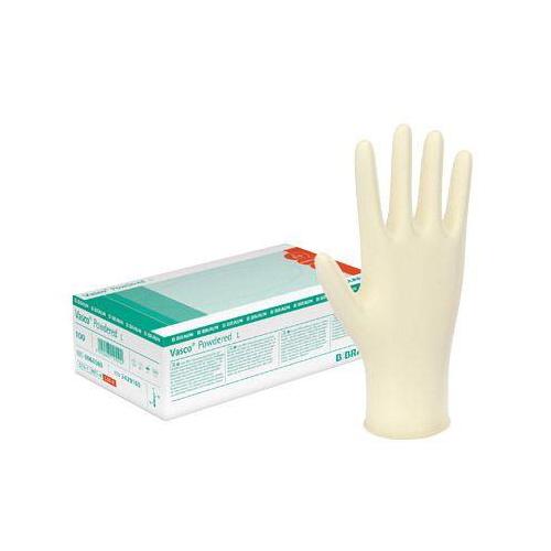 B. Braun Melsungen AG Vasco powdered USH Gr.8-9 groß AP 100 gepudert, Latex unsteril