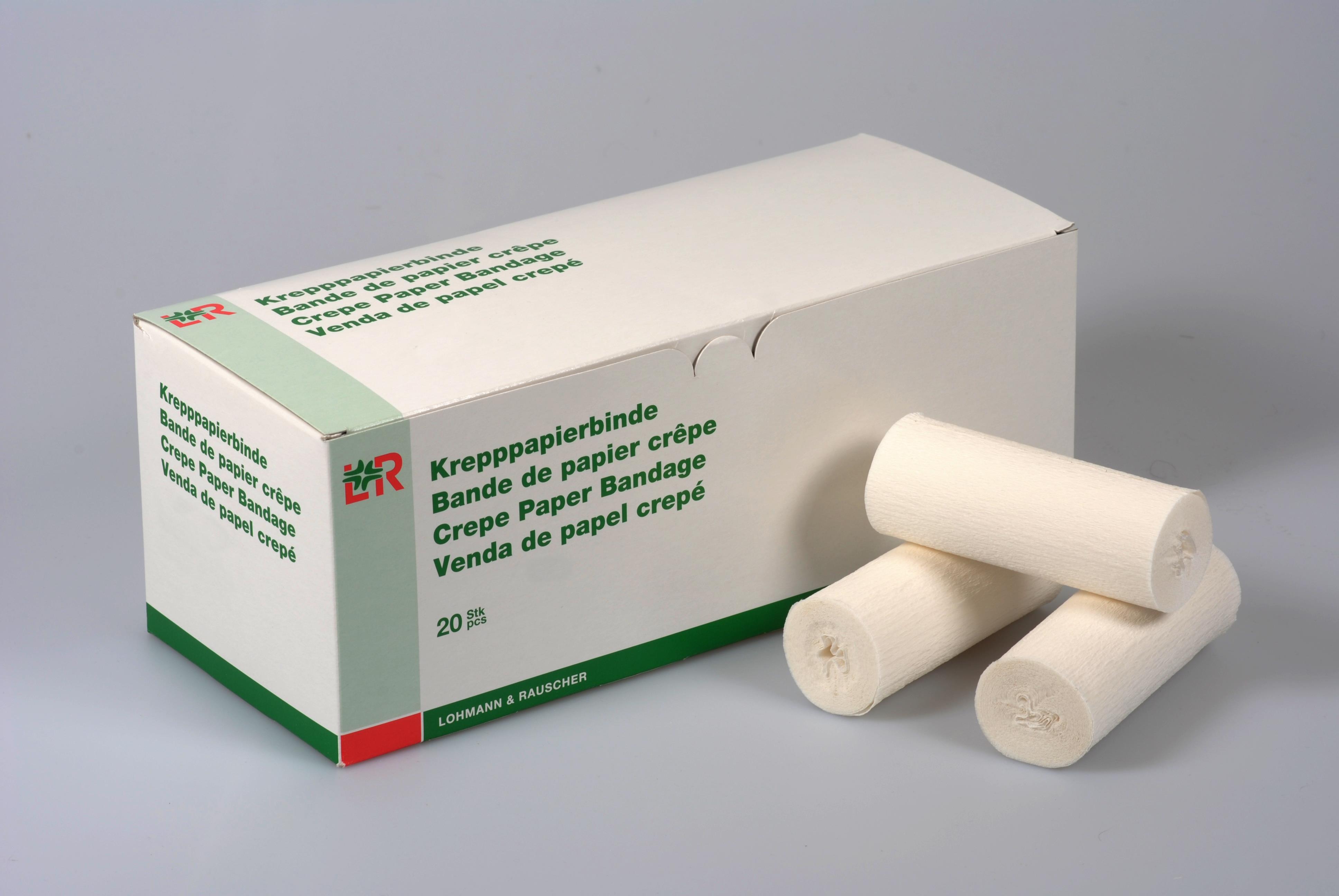 Lohmann & Rauscher International GmbH & Co. KG Krepppapierbinde 10cmx4m, 20 Stk.