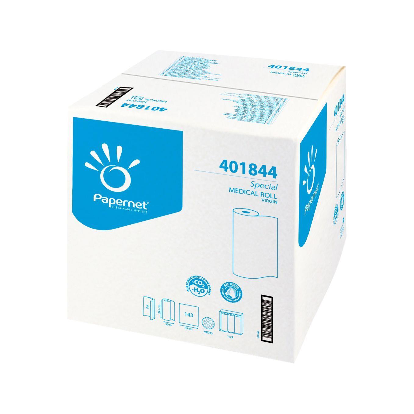 WERRA PAPIER WERNSHAUSEN GMBH Papernet Special Ärzterollen AP 9 40cmx50m, 2-lg.weiß, perforiert