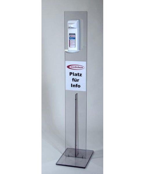 Bodenständer / Desinfektionssäule für touchless und manuelle Spender