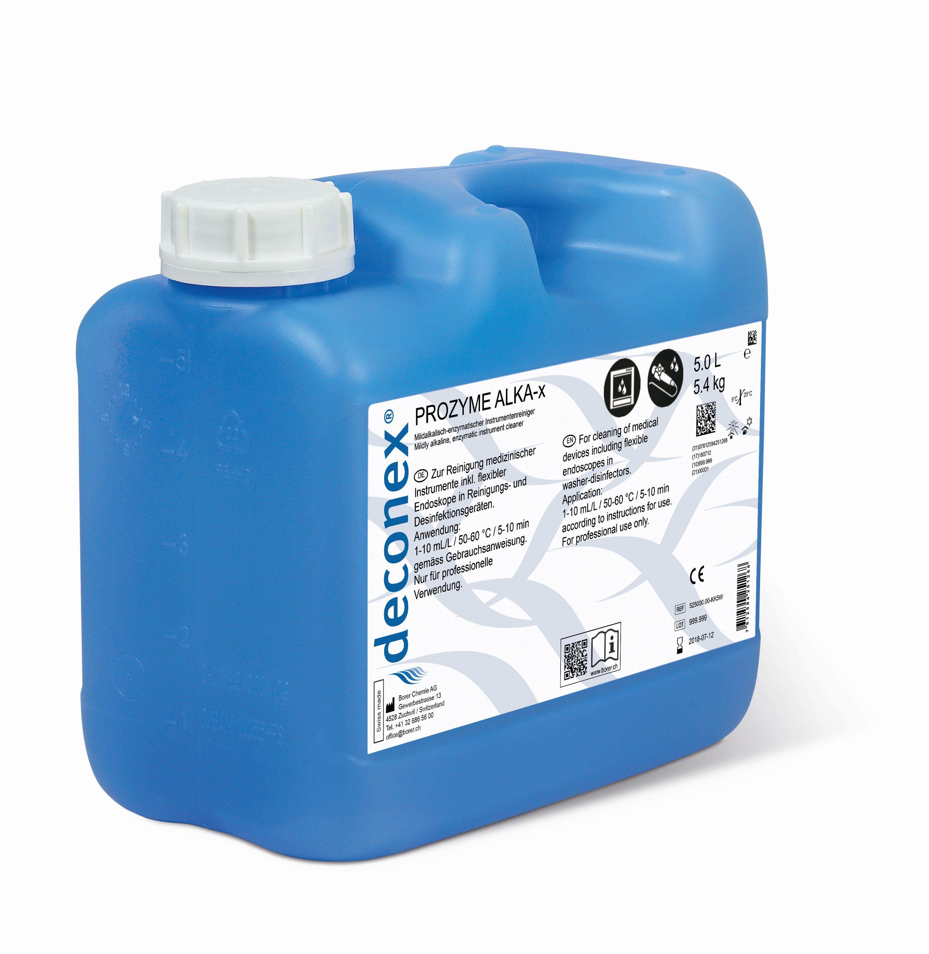 BORER CHEMIE DEUTSCHLAND GMBH Deconex Prozyme Alka-x 5Liter Mildalkal/enzymat. Instrumentenreiniger