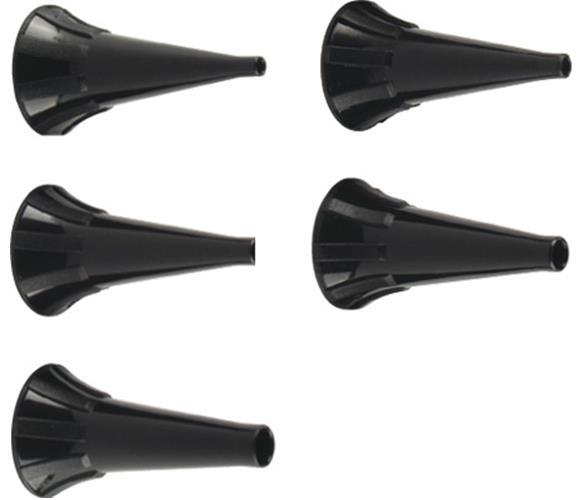 RIESTER Einmal-Ohrtrichter schwarz 2,5mm 100St. Ri-Mini, e-scope