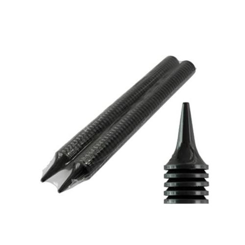 KIRCHNER & WILHELM (KIRC) Einweg-Ohrtrichter 2,5mm schwarz PK 100, gesteckt abgepackt