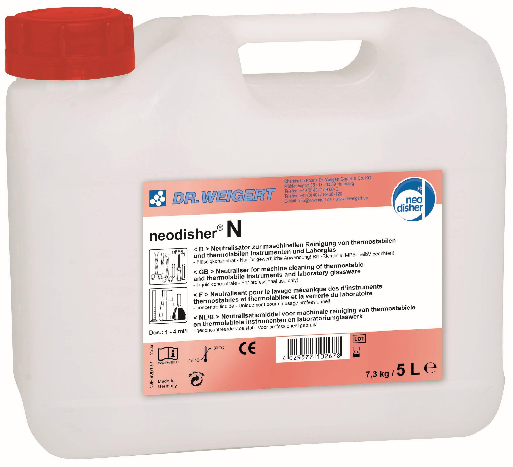 DR.WEIGERT Neodisher N 5kg flüssig