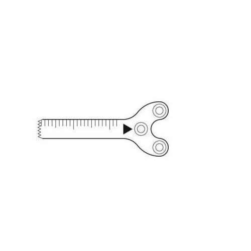 AESCULAP Aesculap Sagittales Sägeblatt PK 5 25mmx5mm, Schnittspalt 0,7mm