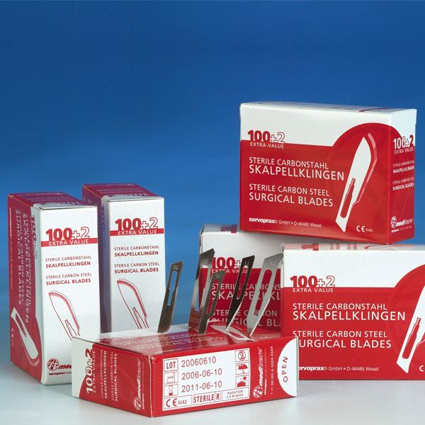 servoprax GmbH Mediware Skalpellklingen Nr.11 AP 100 Carbonstahl