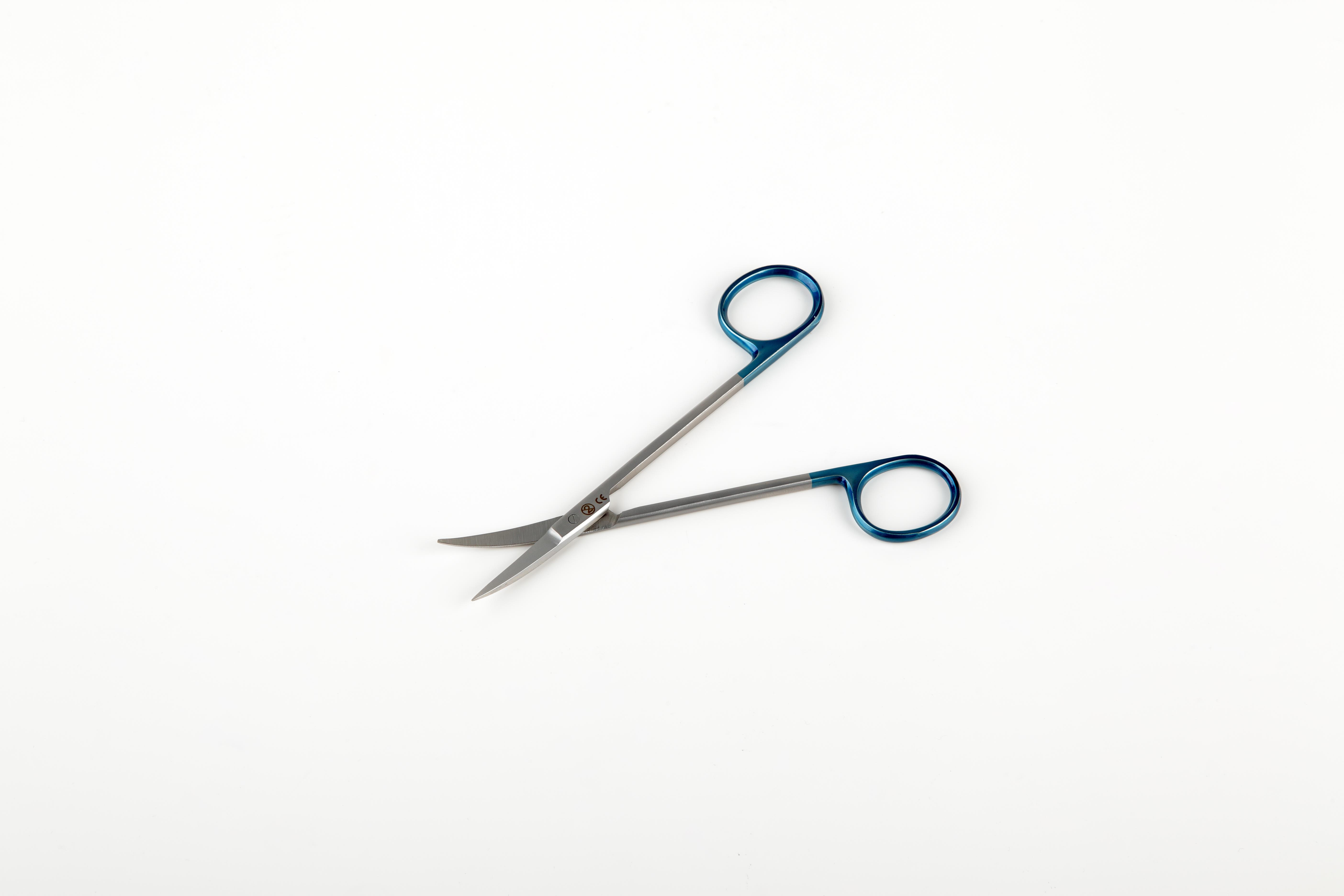 ClinaStar Iris-und Fadenschere sp/sp AP 25 13,0cm gebogen zum Einmalgebrauch