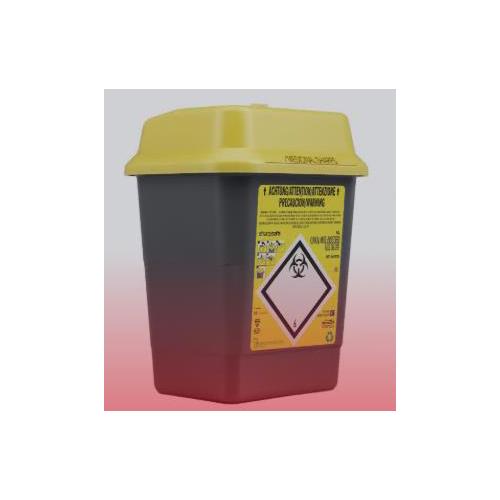 Sharpsafe Abwurfbehälter 5 Liter Kanülensammler mit Dual protect pro