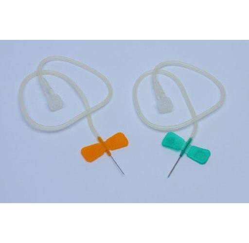 DISPOMED WITT OHG Vasuflo Venenpunktionsbesteck 23G AP 100 blau 0,6x19mm 30cm Schl.