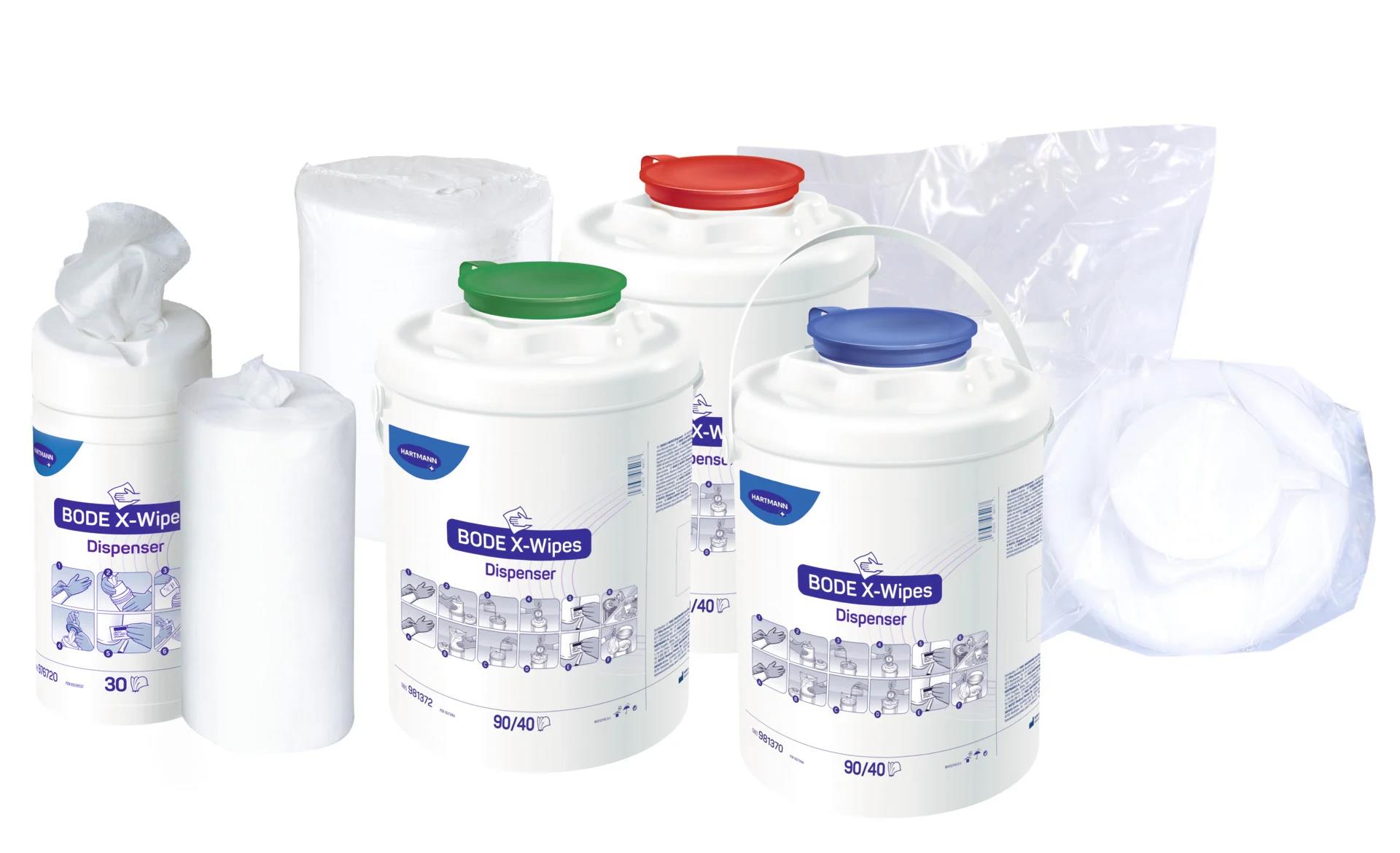 BODE X-Wipes Vliesrolle i. Folienbeutel PK 8 inkl. Spenderdeckel