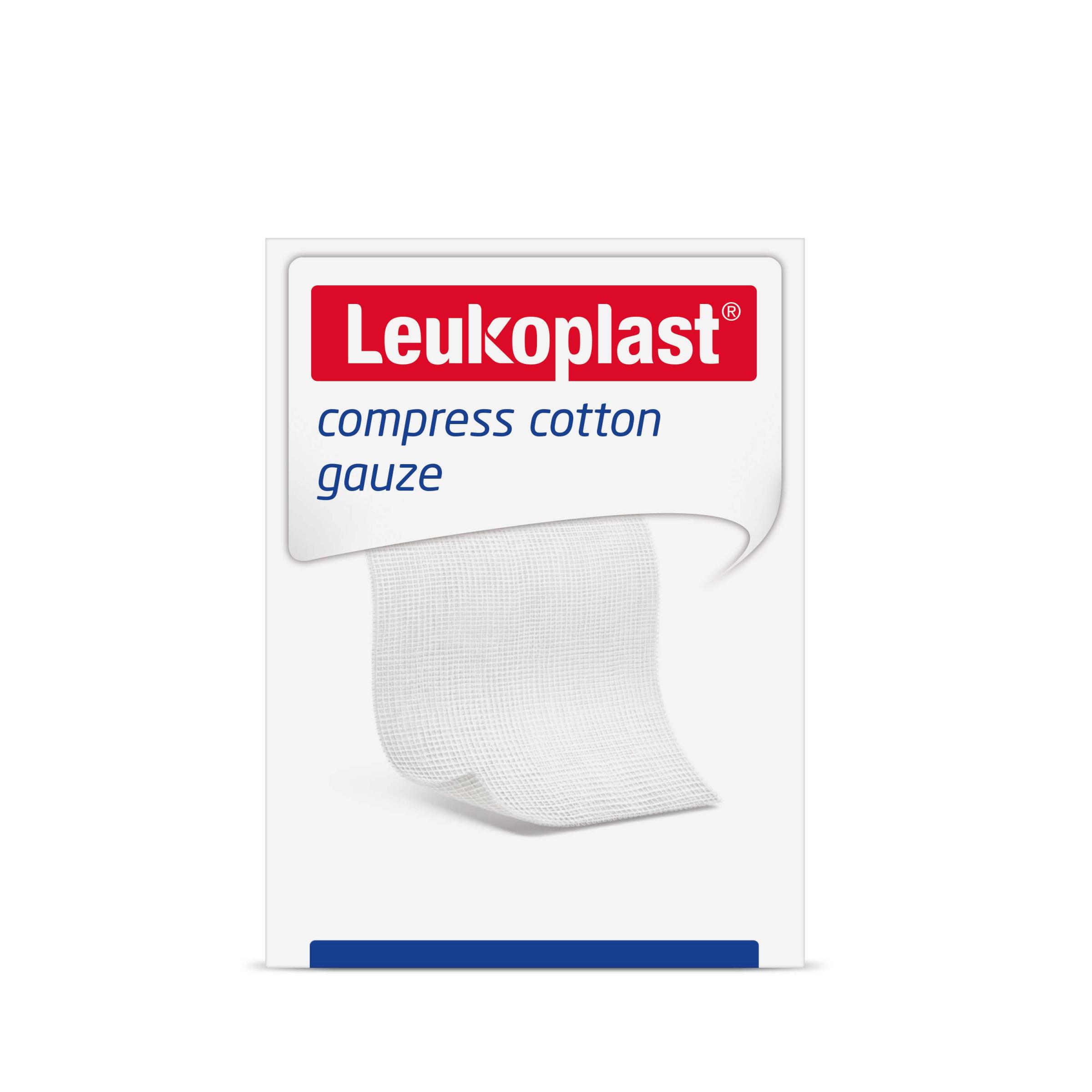 Leukoplast Compress Cotton Gauze steril PK 25x2 10 x 10cm