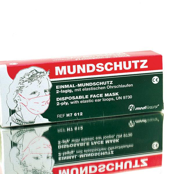 Mediware Einmalmundschutz 2-lagig AP 100 aus zelluloser Filterfolie