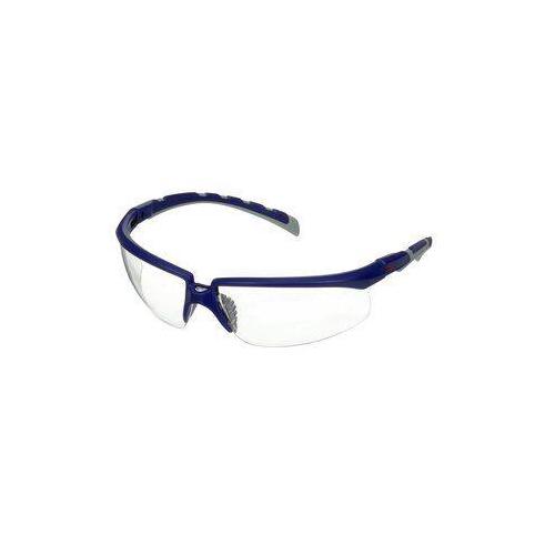 3M Solus 2000 Schutzbrille PK 20 blau/graue Bügel, klare Scheibe