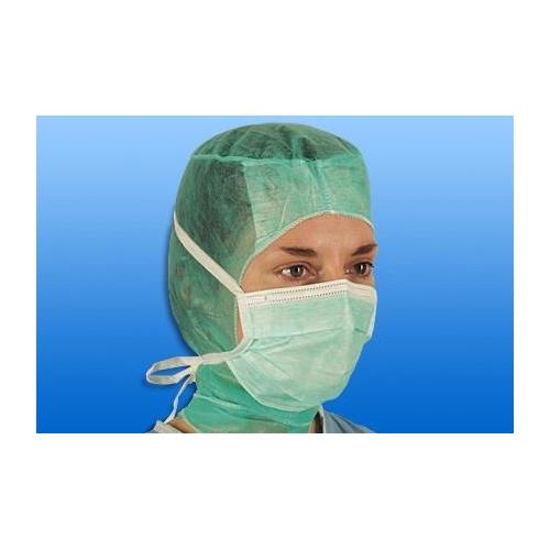 NOBA VERBANDMITTEL DANZ Noba-OP-Maske AP 50 grün mit Bändern