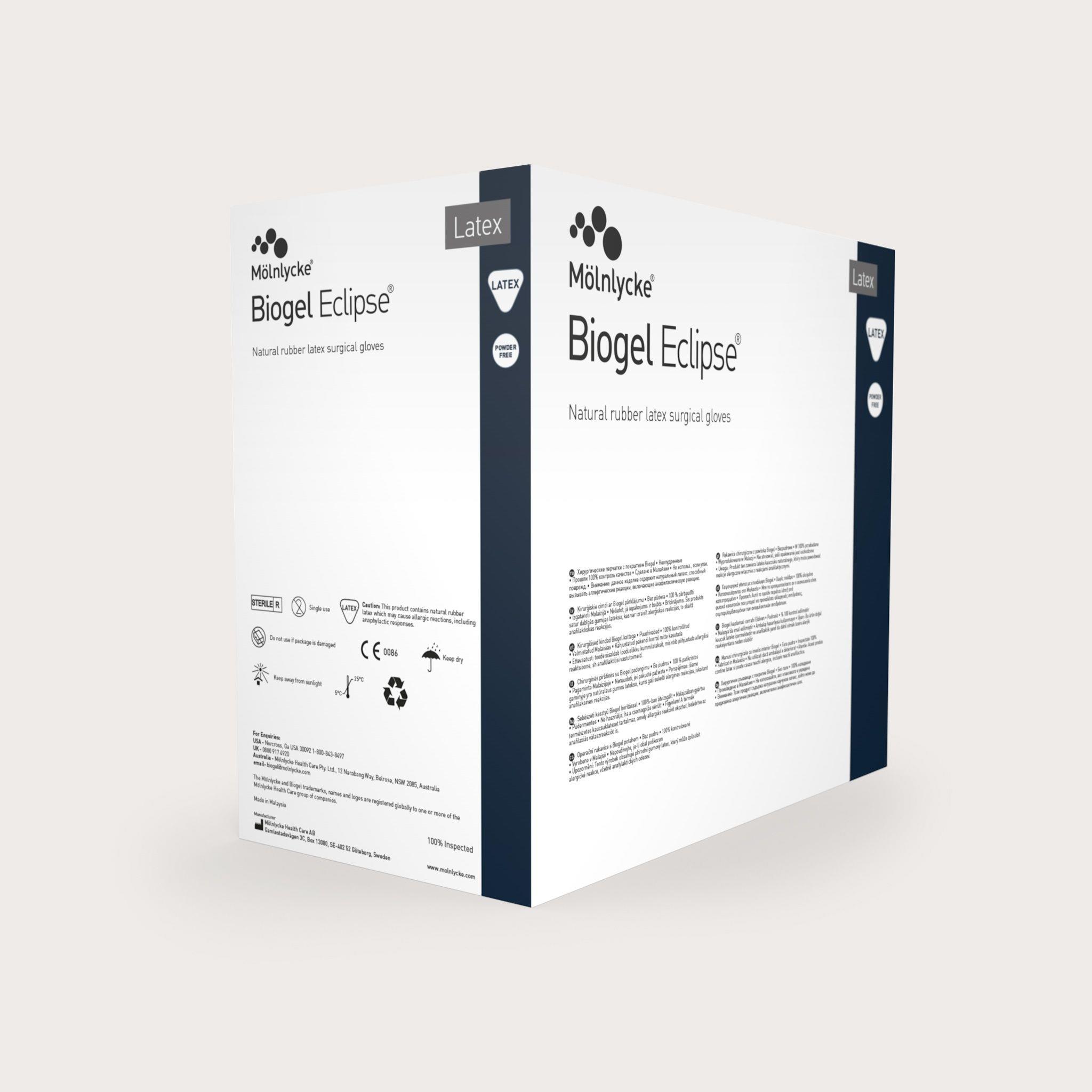 Biogel Eclipse OP-Handschuh Gr.7,5 AP 50 puderfrei, steril, Latex