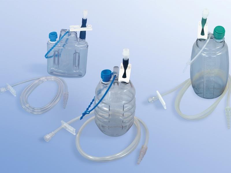 Dahlhausen Redon-Flasche 400ml, rund AP 50 OP-System Large-Lock/Stufenkon.