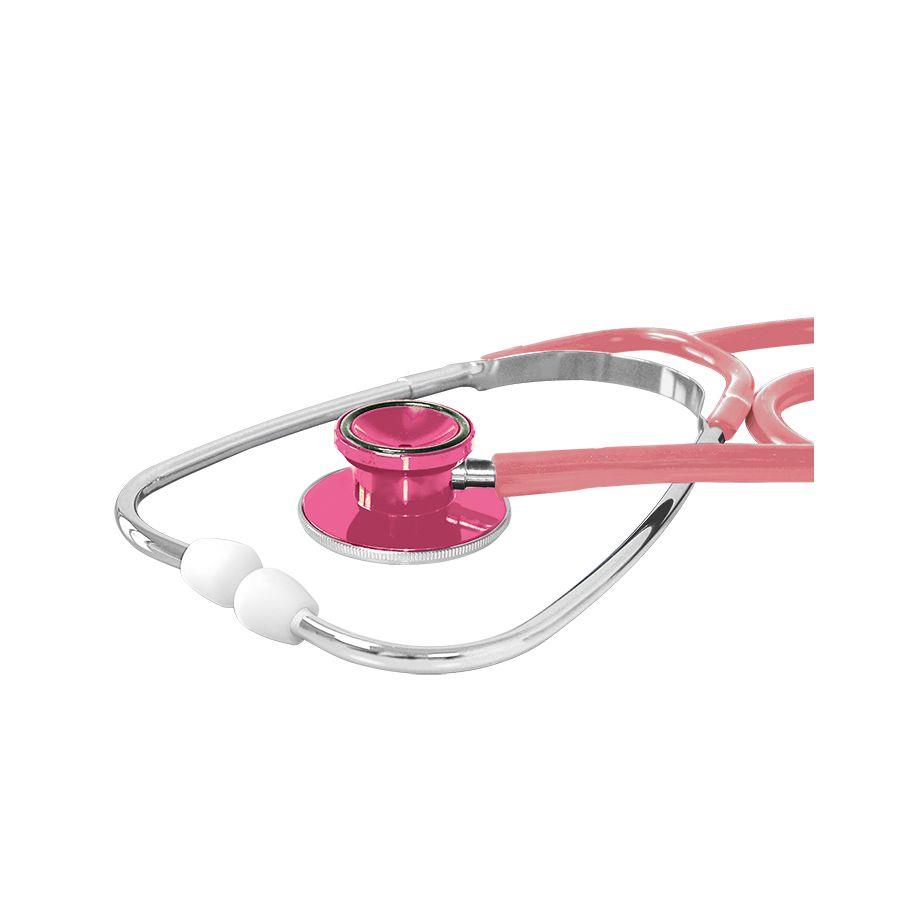 MEGRO Stethoskop Doppelkopf Ratiomed Schlauchfarbe: pink - Bild 2
