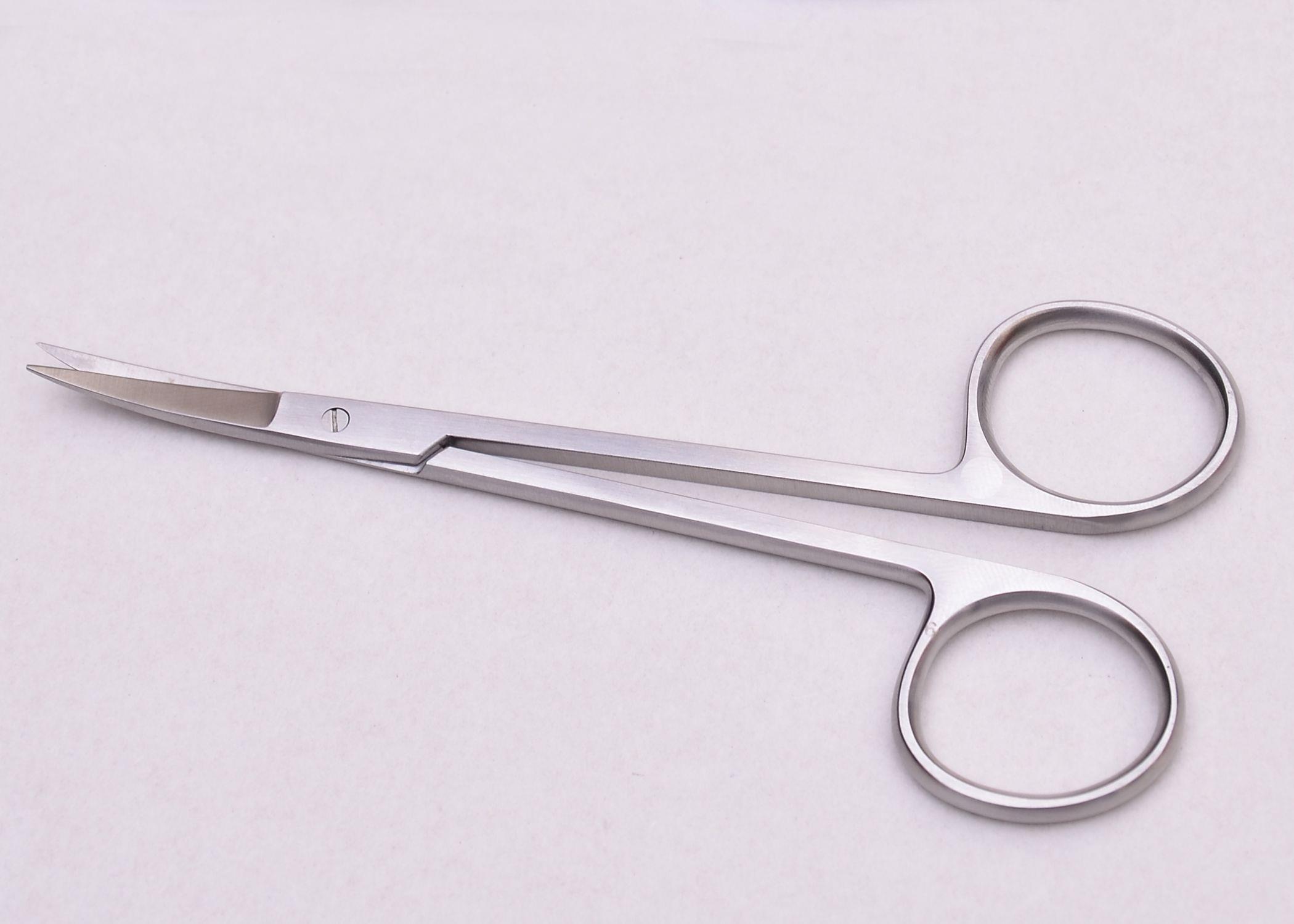 VEHU-MEDICAL Chirurgische Schere Iris Standard 11,5cm gebogen sp/sp